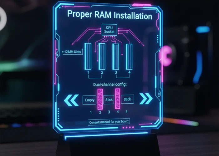 Proper RAM installation